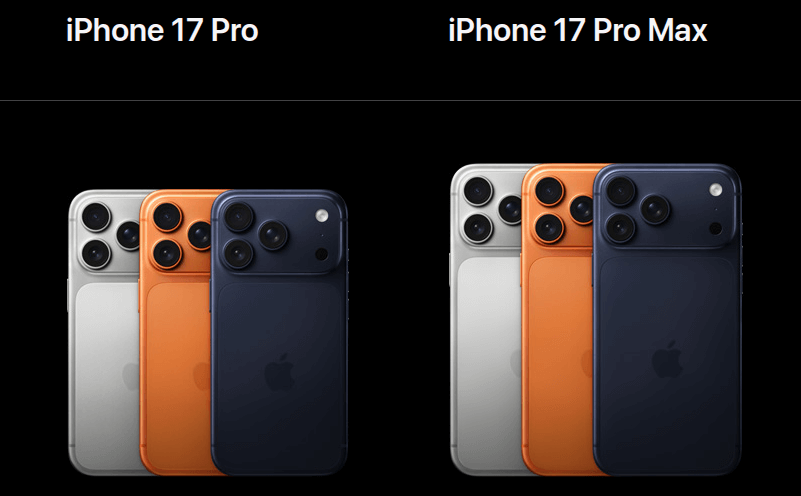 iPhone 17 Pro & Pro Max